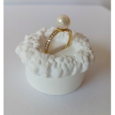 Δαχτυλίδι Χρυσό 14K με Μαργαριτάρι (RI521)